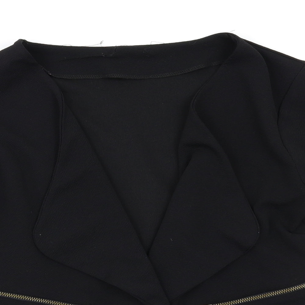 Womens UK Size M Preworn Black Jacket