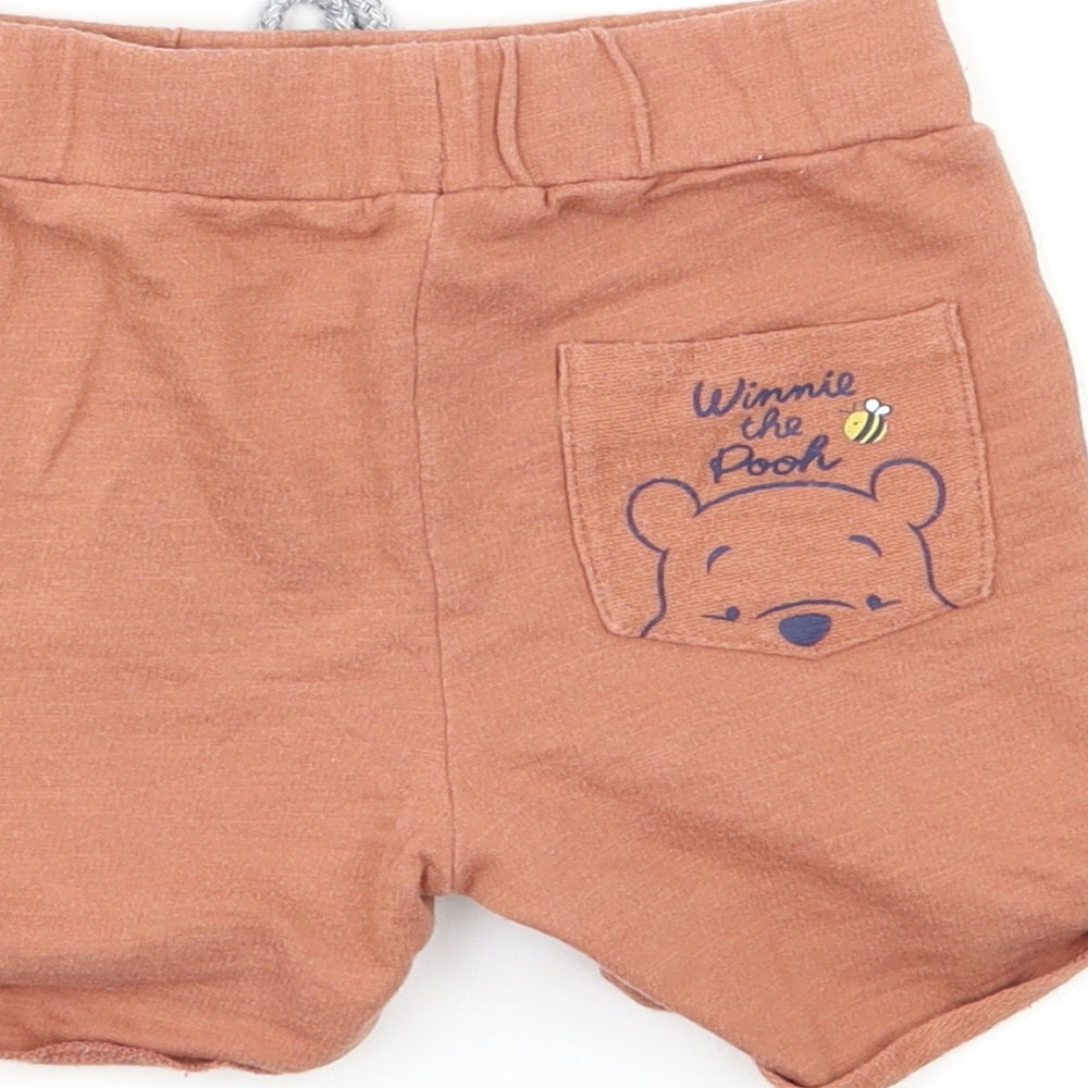 Disney Baby Beige   Cargo Trousers Size 12 Months  - Winnie the Pooh