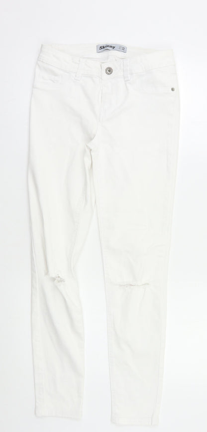 Prew Womens White   Skinny Jeans Size 10 L27 in