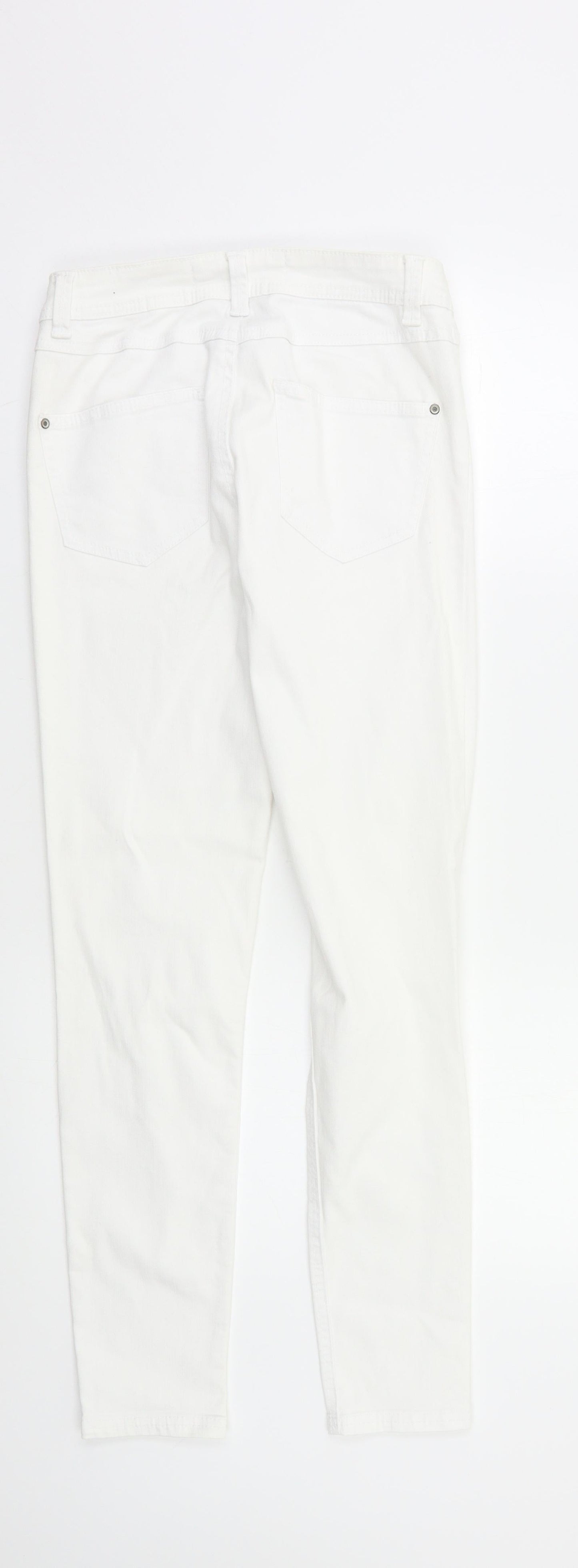 Prew Womens White   Skinny Jeans Size 10 L27 in