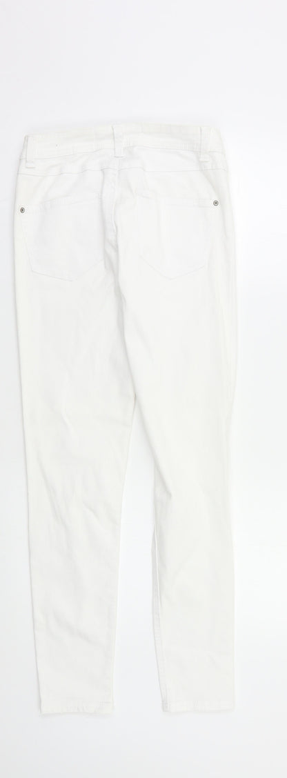 Prew Womens White   Skinny Jeans Size 10 L27 in