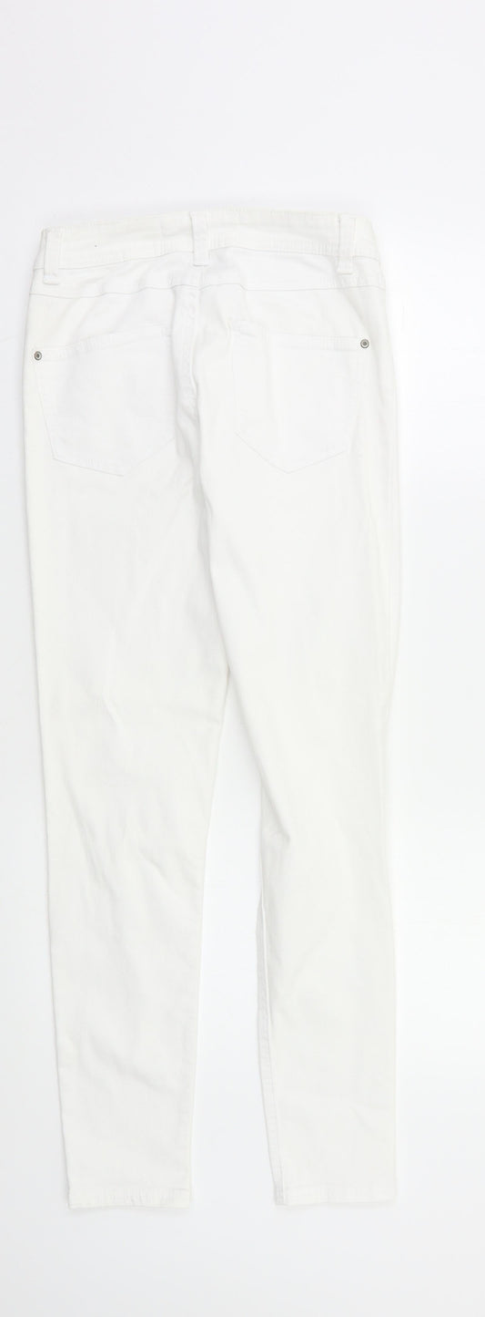 Prew Womens White   Skinny Jeans Size 10 L27 in