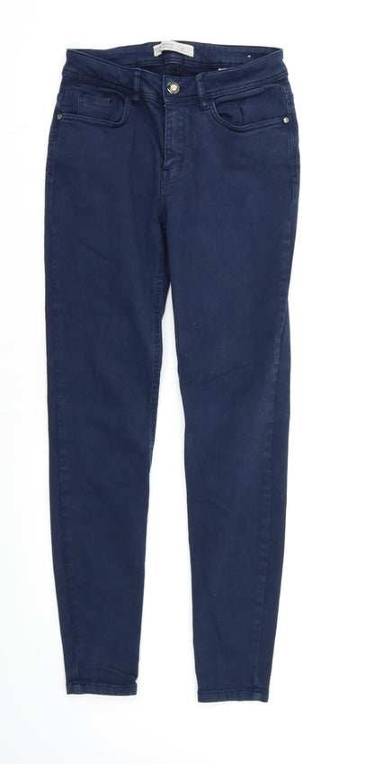 Zara Womens Blue   Skinny Jeans Size S L27 in