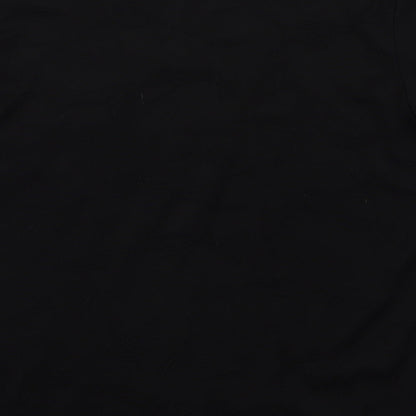 Bonita Womens Black Floral  Basic Blouse Size XL