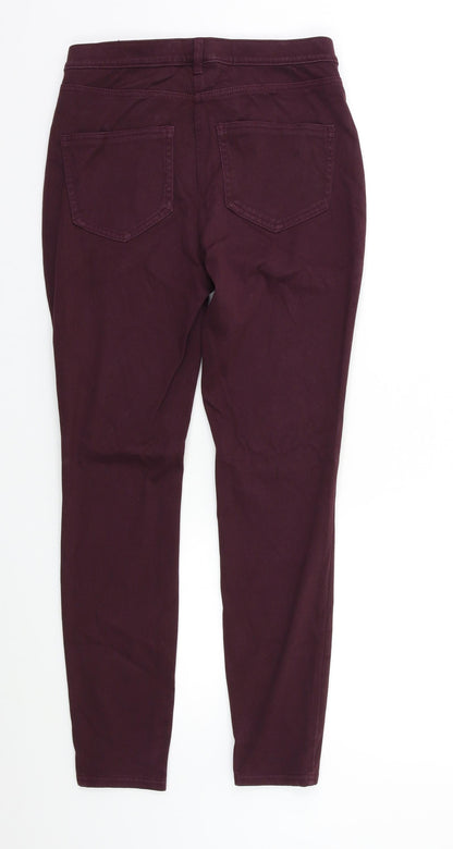 NEXT Womens Purple   Skinny Jeans Size 8 L26 in