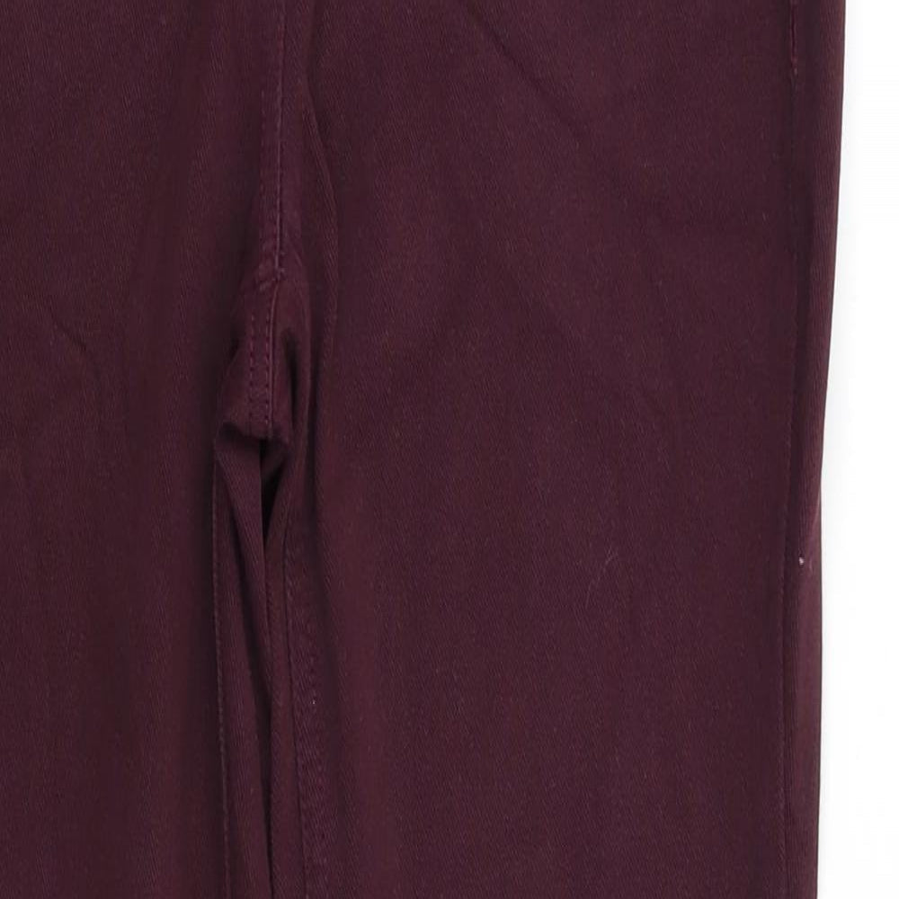 NEXT Womens Purple   Skinny Jeans Size 8 L26 in