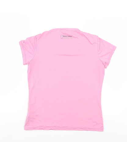 Reebok Womens Pink   Basic T-Shirt