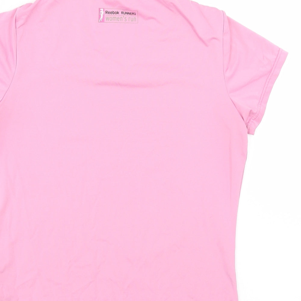 Reebok Womens Pink   Basic T-Shirt