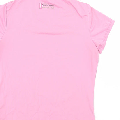 Reebok Womens Pink   Basic T-Shirt