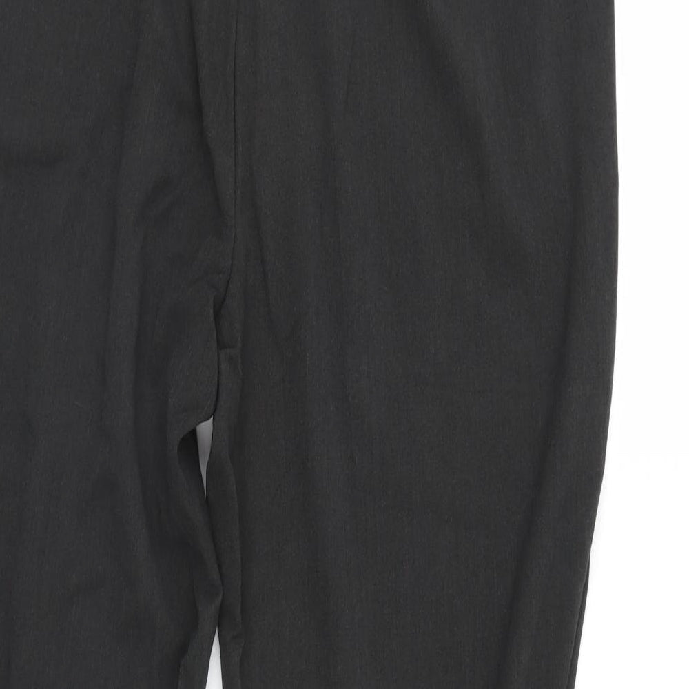 M&S Womens Grey   Trousers  Size 16 L26 in
