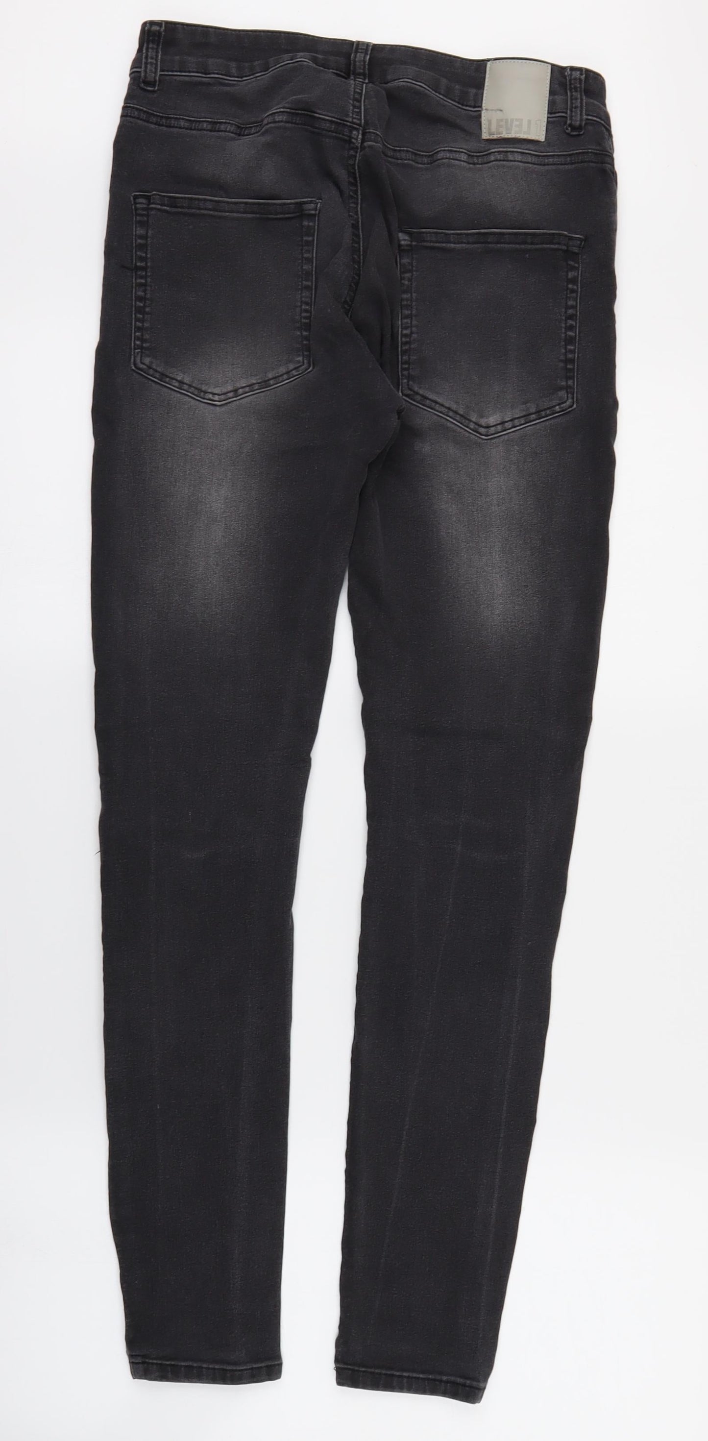 LEVEL1 Womens Black   Skinny Jeans Size 32 in L28 in