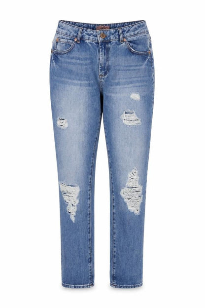 miss denim Womens Blue   Straight Jeans Size 10 L20 in