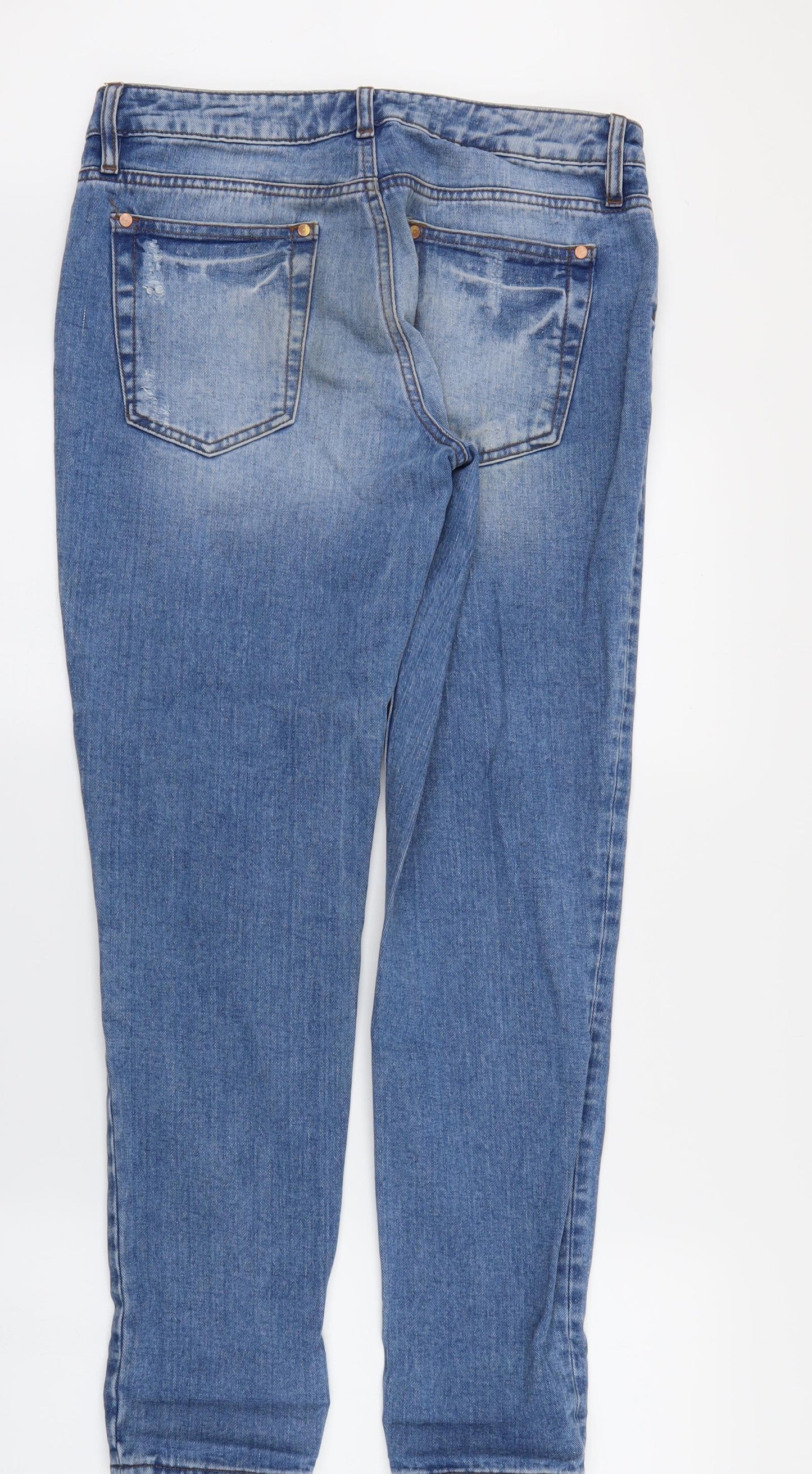 miss denim Womens Blue   Straight Jeans Size 10 L20 in