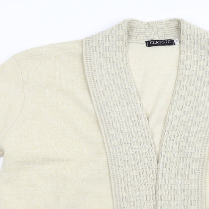 Classic Womens Beige   Cardigan Jumper Size L
