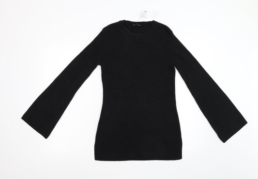 Womens UK Size 10 Warehouse Black Pullover Jumper