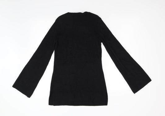 Womens UK Size 10 Warehouse Black Pullover Jumper