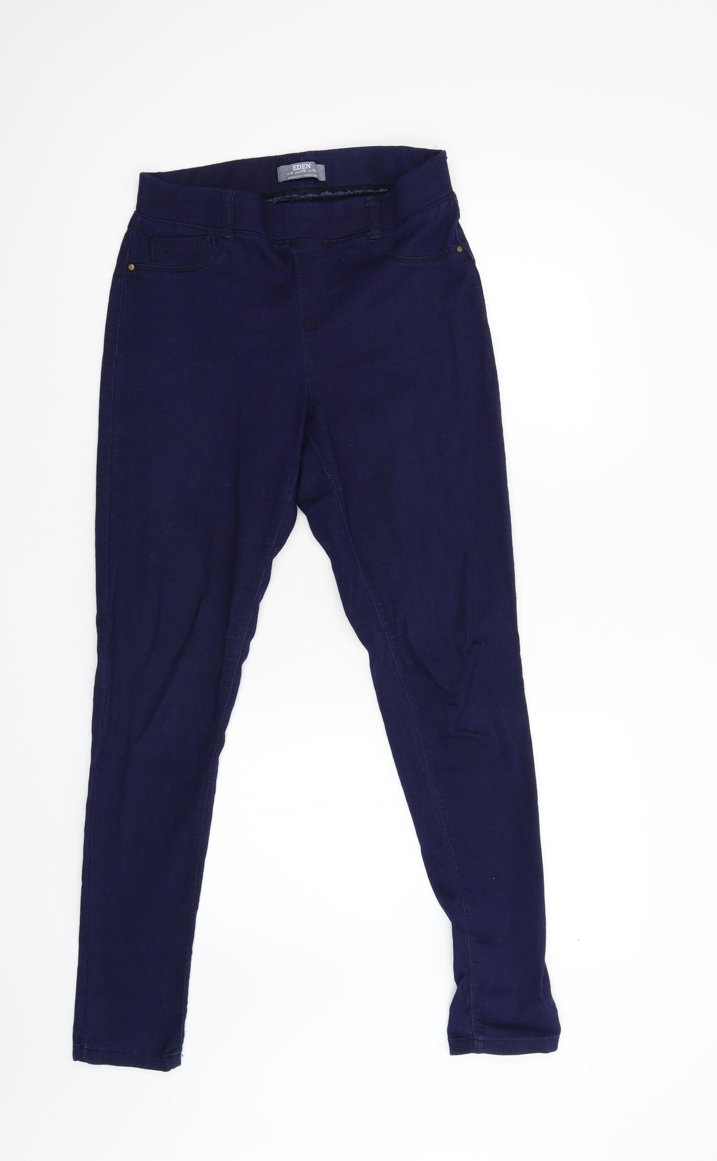 Dorothy Perkins Womens Blue  Denim Skinny Jeans Size 10 L30 in