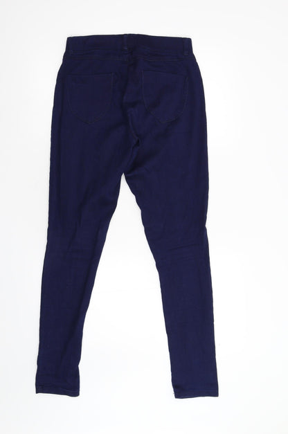 Dorothy Perkins Womens Blue  Denim Skinny Jeans Size 10 L30 in