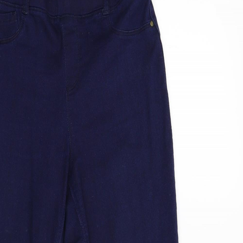 Dorothy Perkins Womens Blue  Denim Skinny Jeans Size 10 L30 in