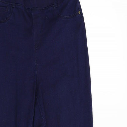 Dorothy Perkins Womens Blue  Denim Skinny Jeans Size 10 L30 in