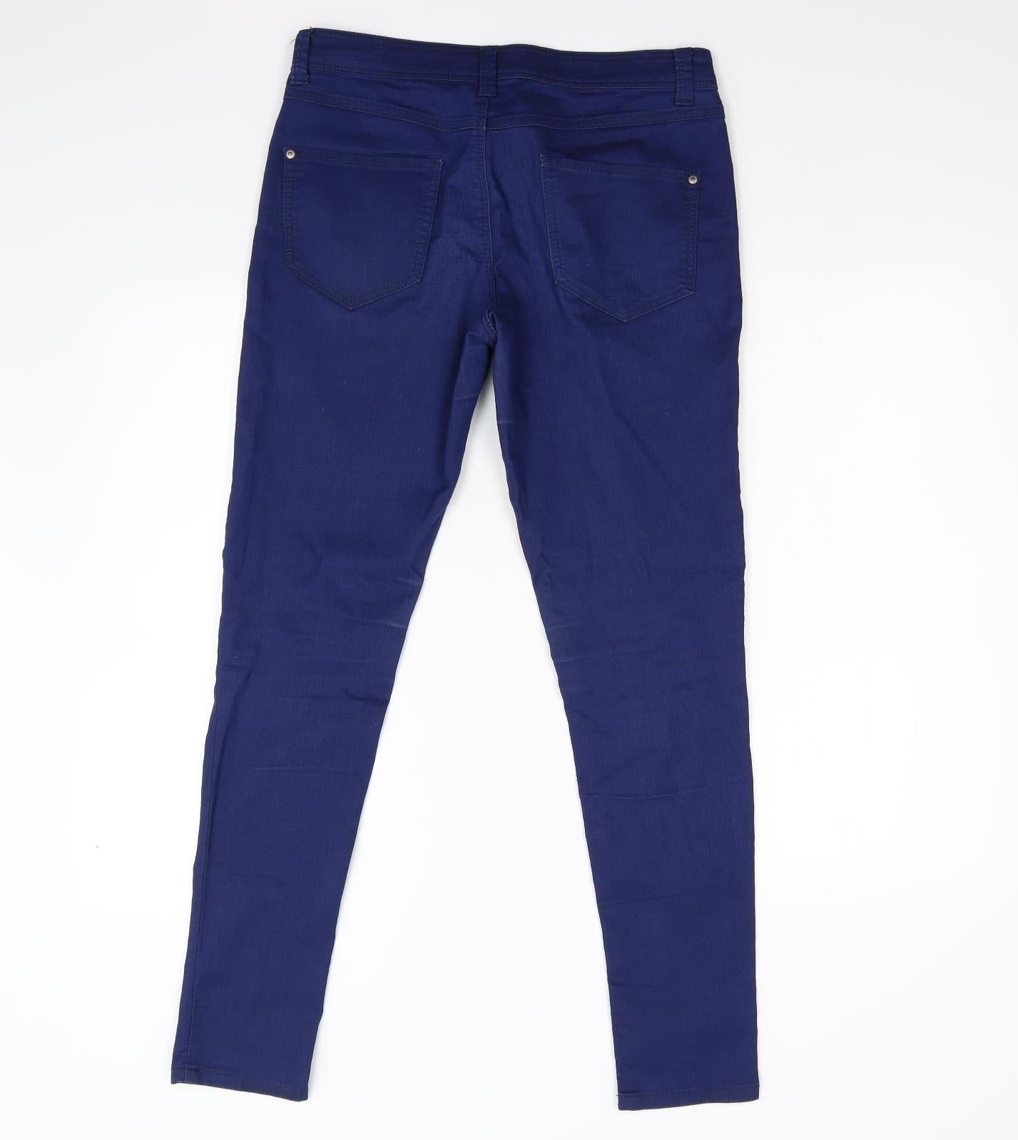 Womens UK Size 10 DP Denim Slim Fit Skinny Blue Jeans