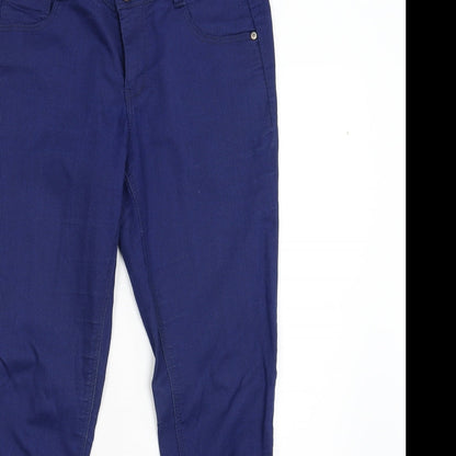 Womens UK Size 10 DP Denim Slim Fit Skinny Blue Jeans