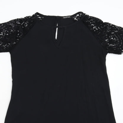 Boohoo Womens Black   A-Line  Size 8