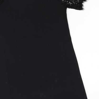 Boohoo Womens Black   A-Line  Size 8