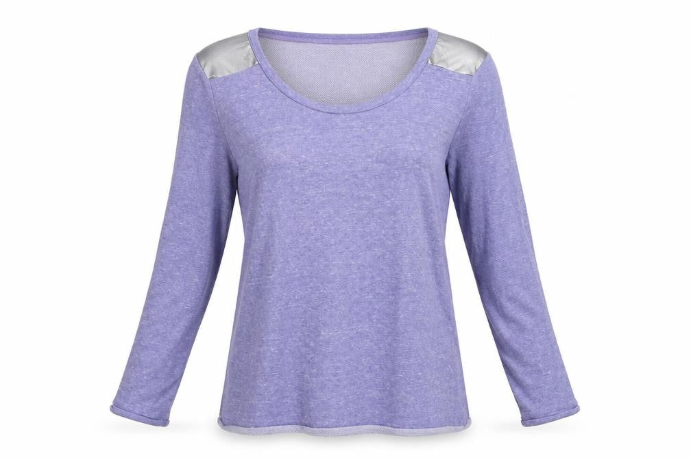 Womens UK Size M Sweewe Blue Basic T-Shirt