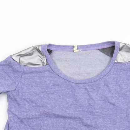 Womens UK Size M Sweewe Blue Basic T-Shirt