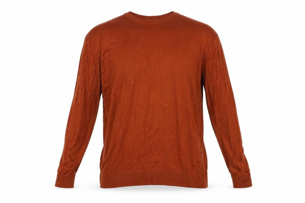 Mens UK Size S H&M Orange Pullover Jumper
