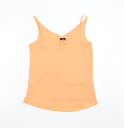 F&F Womens Orange   Basic Tank Size 8