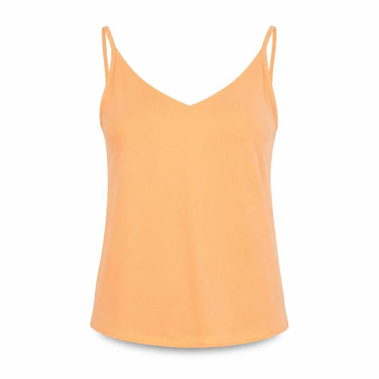Womens UK Size 8 F&F Orange Basic Tank