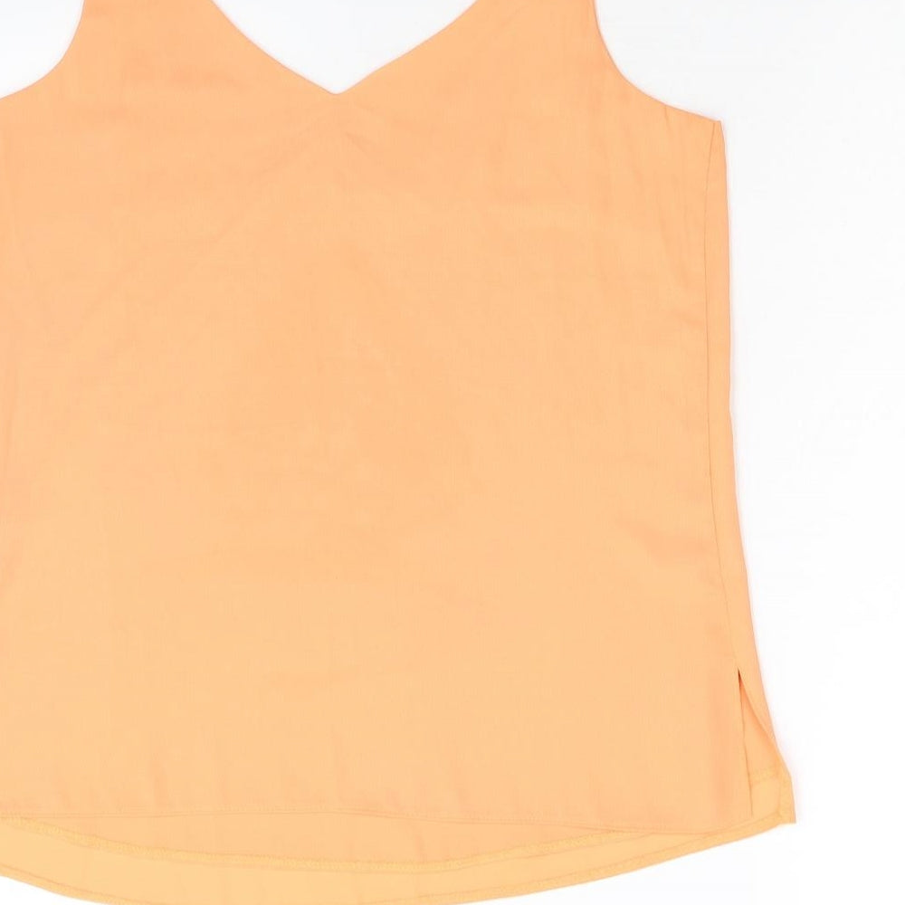 F&F Womens Orange   Basic Tank Size 8