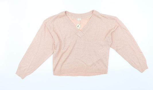 Garage Womens Pink   Pullover Jumper Size M