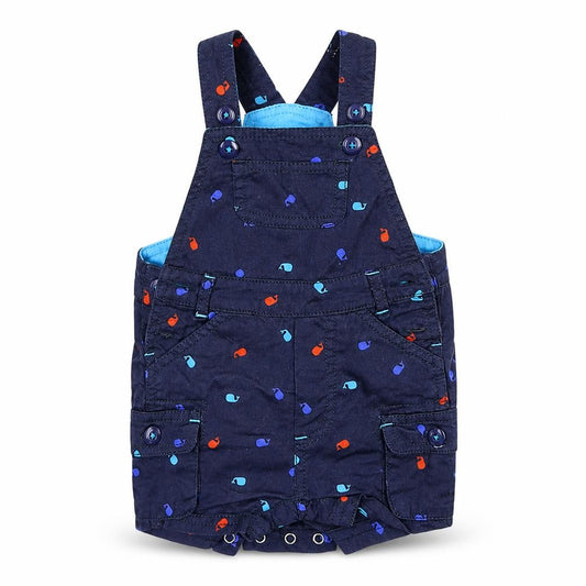Mini Club Baby Blue   Dungaree One-Piece Size 0-3 Months  - Whales