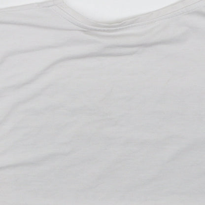 George Girls White   Basic T-Shirt Size 8-9 Years  - Fashionista