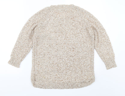 David Emanuel Womens Beige   Pullover Jumper Size S