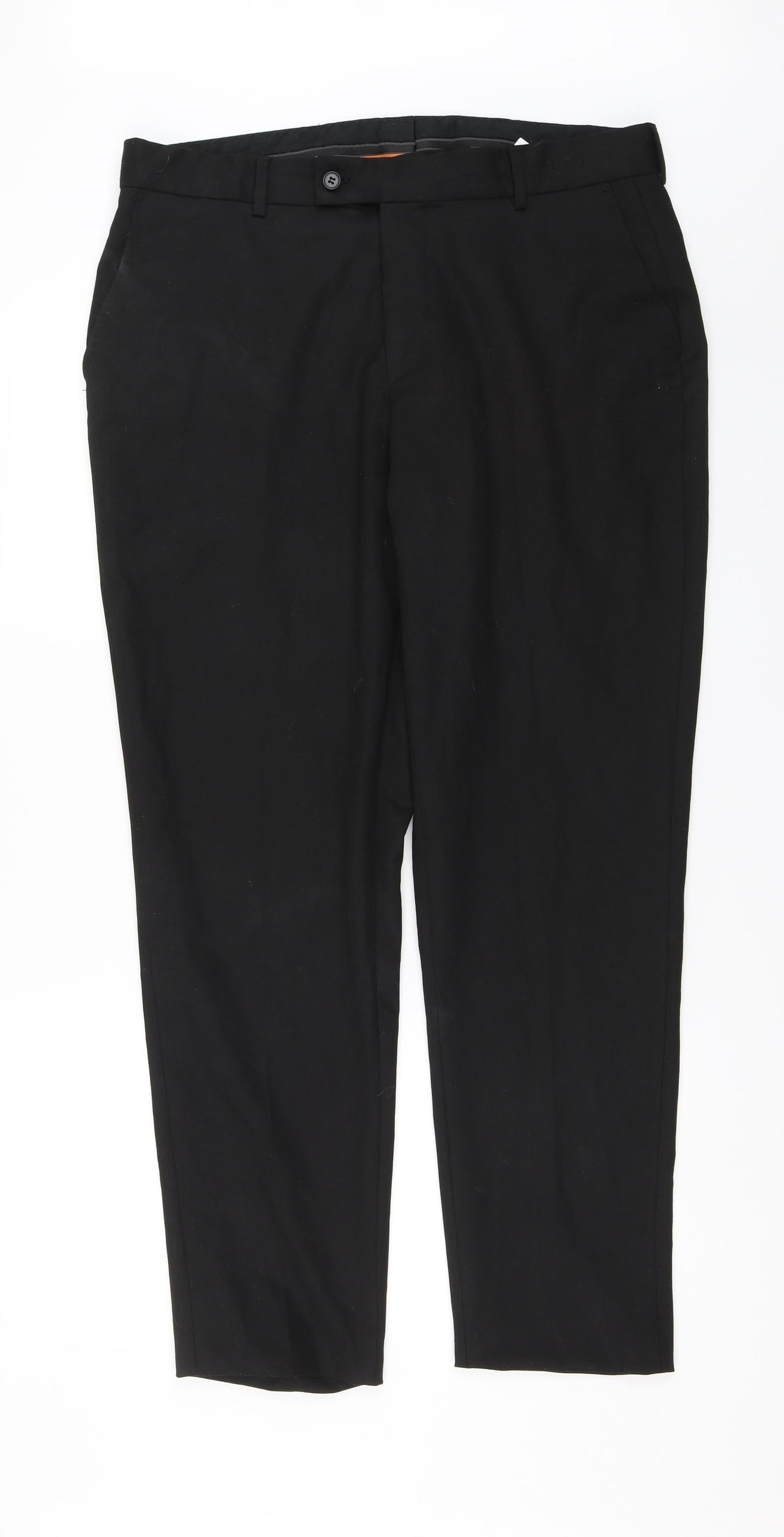 Boohoo Mens Black   Dress Pants Trousers Size 34 in L28 in