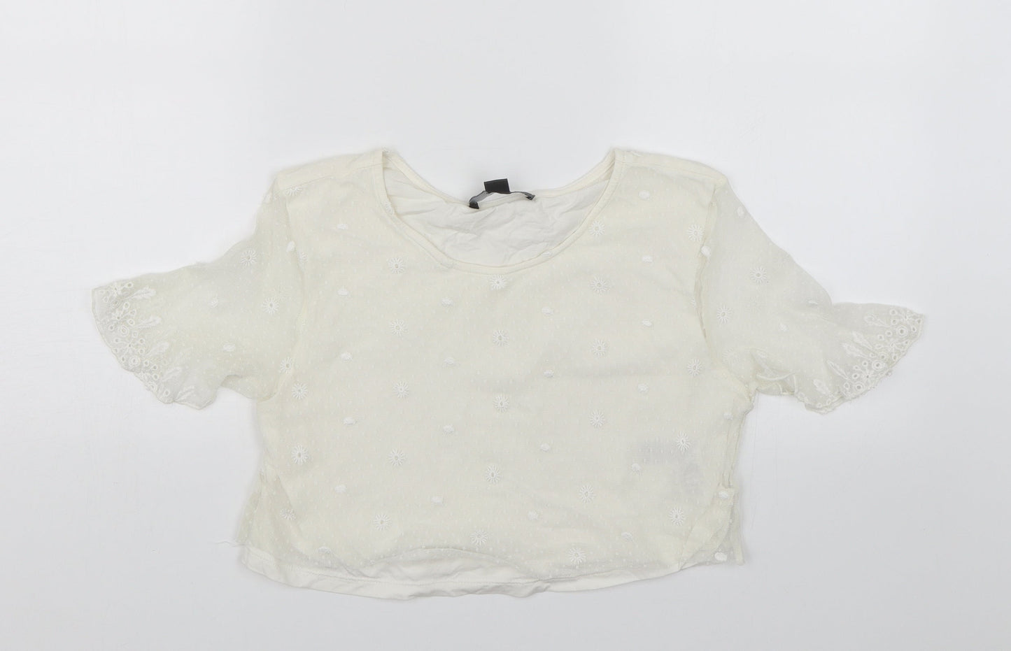 Primark Womens White   Basic Blouse Size S