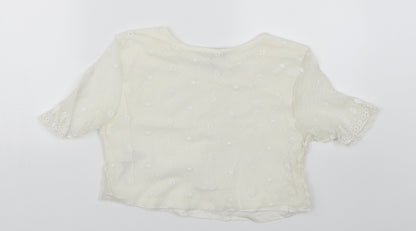 Primark Womens White   Basic Blouse Size S