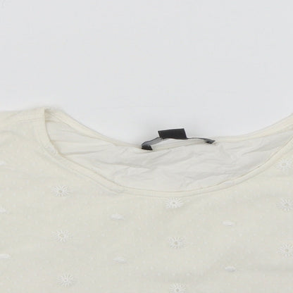 Primark Womens White   Basic Blouse Size S