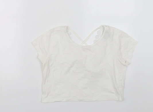 Primark Womens White   Basic Blouse Size 10