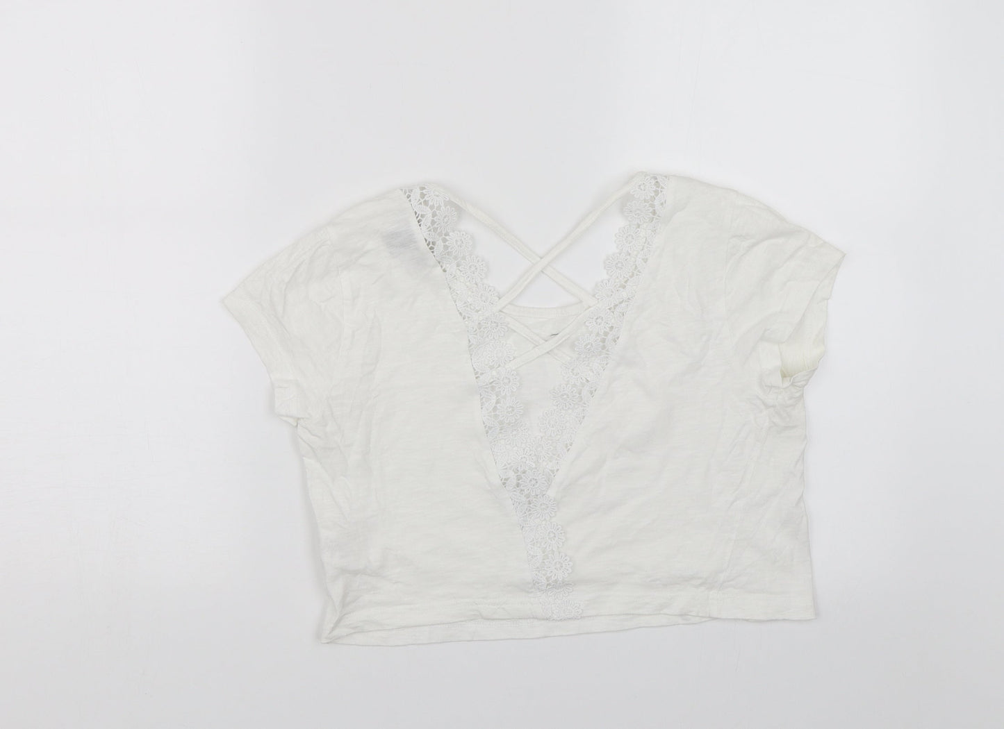 Primark Womens White   Basic Blouse Size 10