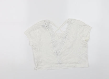 Primark Womens White   Basic Blouse Size 10