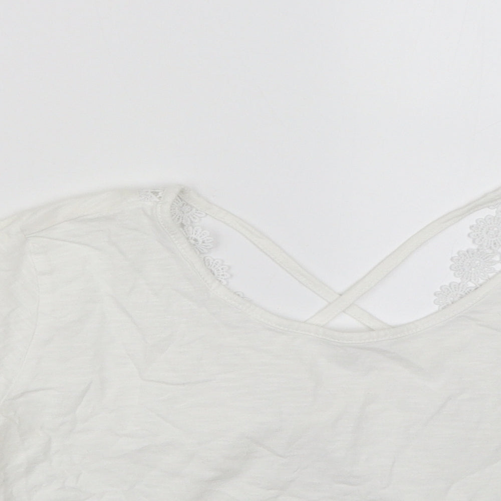 Primark Womens White   Basic Blouse Size 10