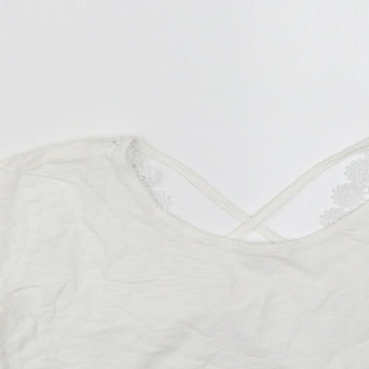 Primark Womens White   Basic Blouse Size 10
