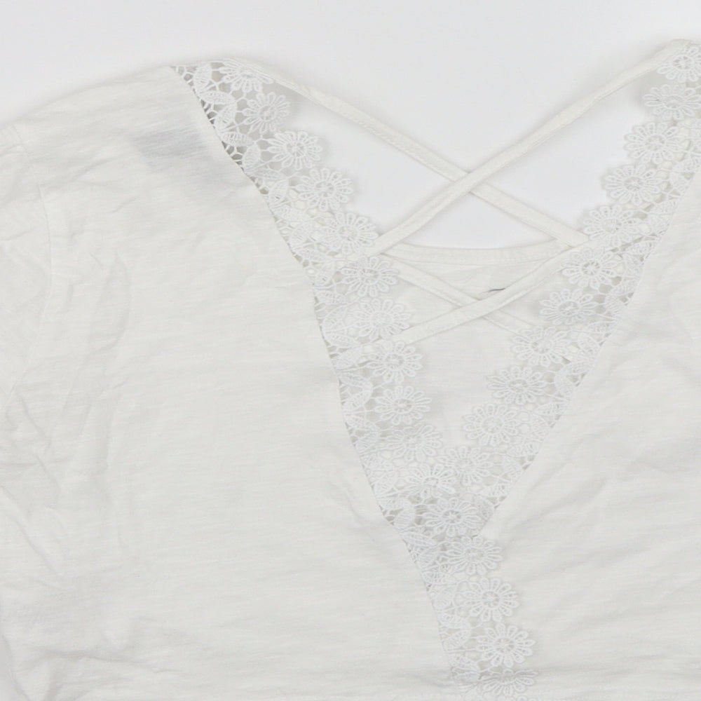 Primark Womens White   Basic Blouse Size 10