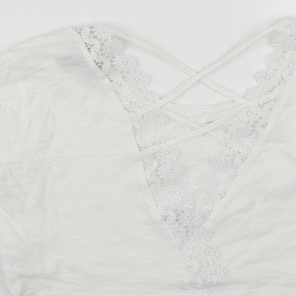 Primark Womens White   Basic Blouse Size 10