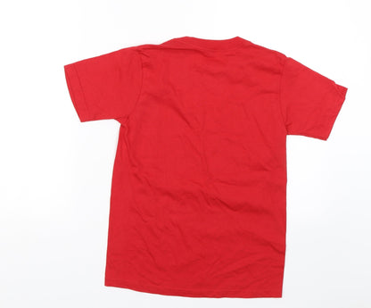 Punta Cana Womens Red   Basic T-Shirt Size 12